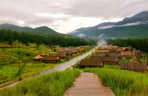 新疆旅游景点—新疆北疆景点“神的后花园”禾木村